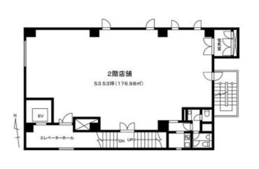 (仮称)東五軒町ビル 2階 間取り図