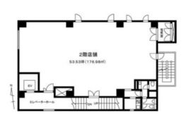 (仮称)東五軒町ビル 2階 間取り図