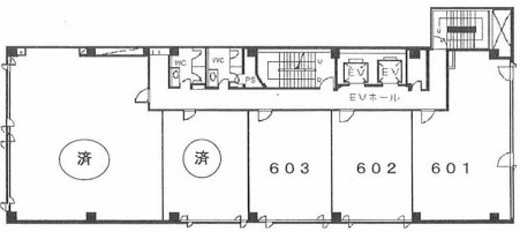SPKビルディング 603 間取り図