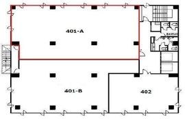 西新宿豊国ビル 4階 間取り図