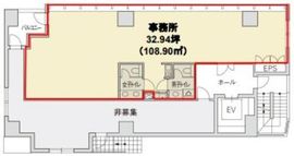 赤坂二丁目ビル 3階 間取り図