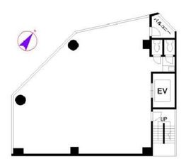 宝ビル(渋谷) 3階 間取り図