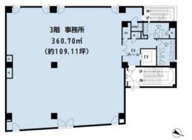 新都心丸善ビル 3階 間取り図