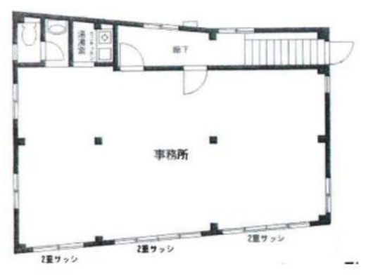 オフィス山田 2階 間取り図
