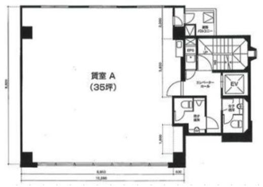楠本第3ビル 7階 間取り図