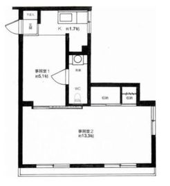 MI西新宿 201 間取り図