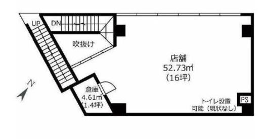 原宿MOEビル 1階 間取り図