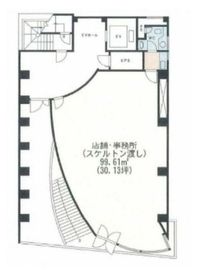 福田ビルウエスト 1階 間取り図