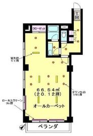 エクレール乃木坂(SOHO) 203 間取り図