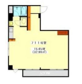 サンパーク東京銀座 711 間取り図
