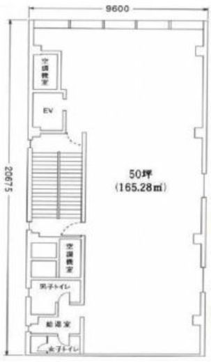 三徳八重洲ビル 6階 間取り図