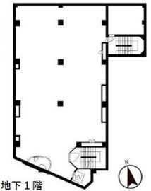 ROOB1 B1階 間取り図