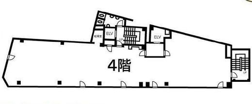 大協渋谷ビル 4階 間取り図