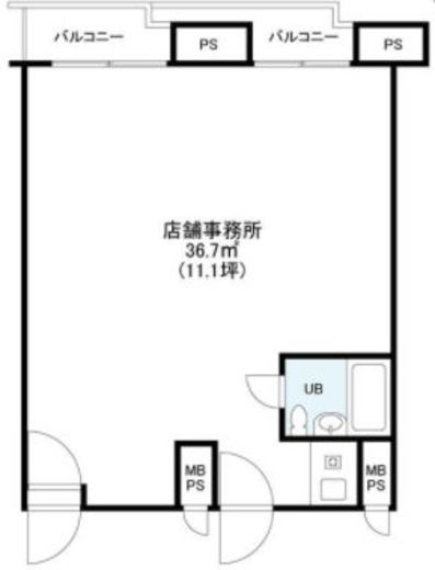 新宿ダイカンプラザA館 916 間取り図