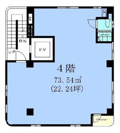 シマダビル 4階 間取り図