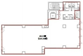 D'sVARIE神田ビル(旧：ユニゾ神田西福田町ビル) 5階 間取り図