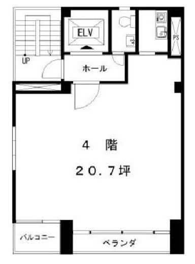 カノウビル 4階 間取り図