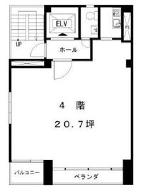 カノウビル 4階 間取り図