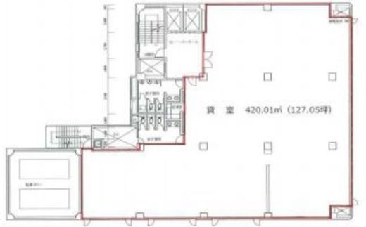 三信八丁堀ビル 5階 間取り図