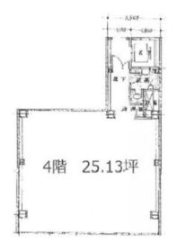 第二厚生館ビル 4階 間取り図