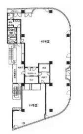 アコード新宿ビル 602 間取り図