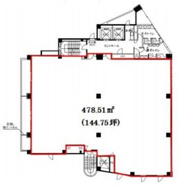 寿光ビル(乃木坂) 4階 間取り図