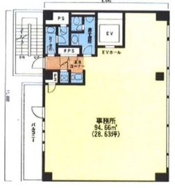 水天宮前東急ビル 9階 間取り図