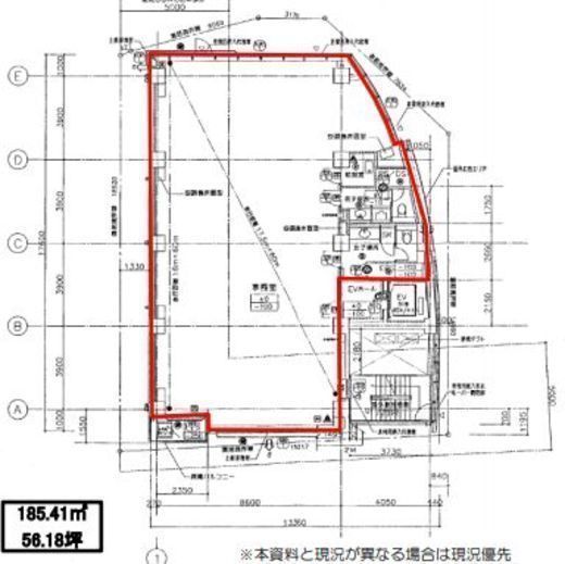 恵比寿プラックスビル 4階 間取り図