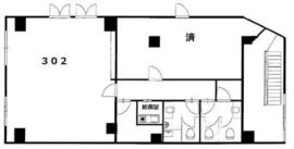ザ・チューブ六本木ビル 302 間取り図