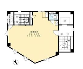 江島屋ビル 5階 間取り図