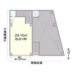 川安ビル 1階西 間取り図