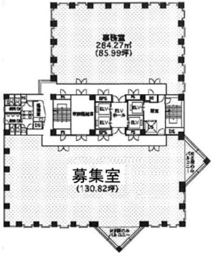 龍角散ビル 401 間取り図