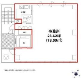 クローバー青山・ONE 5階 間取り図