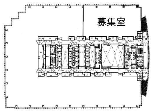 赤坂Bizタワー 2801 間取り図