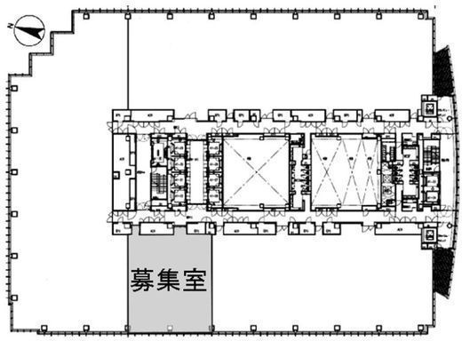 赤坂Bizタワー 3706 間取り図