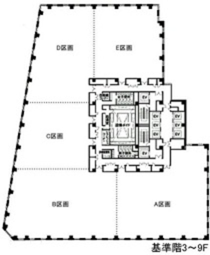 NBFコモディオ汐留 205 間取り図