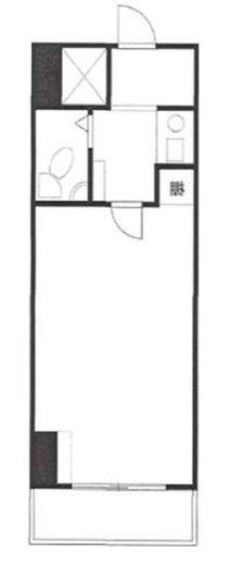 新宿アイランドアネックス 406 間取り図