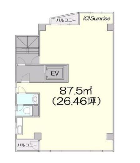 第二山口ビル 4階 間取り図