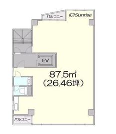 第二山口ビル 4階 間取り図