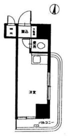 西新宿ダイヤモンドパレス 7階 間取り図