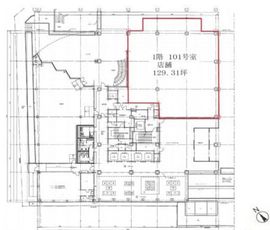 MFPR渋谷ビル 1階(飲食店舗) 間取り図