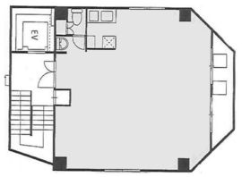 Bonheur西神田BLDG. 3階 間取り図