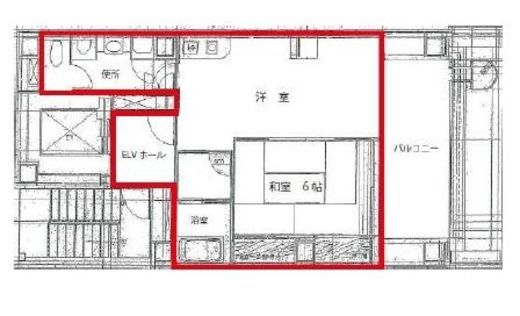 ISアルプスビル 9階 間取り図