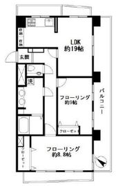 西新宿ダイヤモンドパレス 14階 間取り図