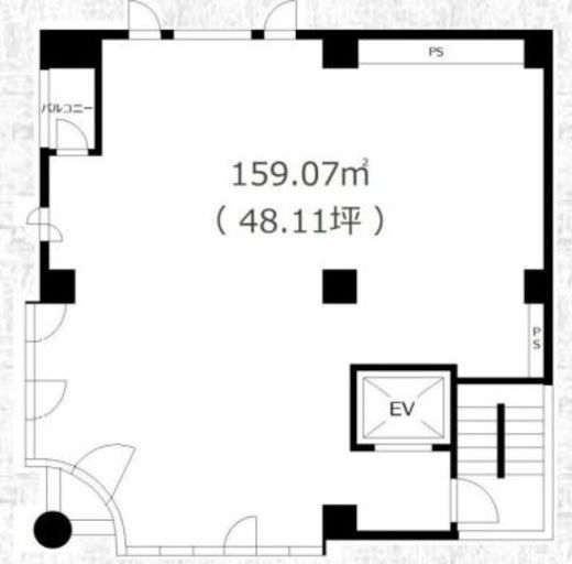 西山興業新水道橋ビル 4階 間取り図