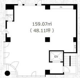 西山興業新水道橋ビル 4階 間取り図