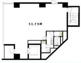 L’tia Office代々木 2階事務所 間取り図