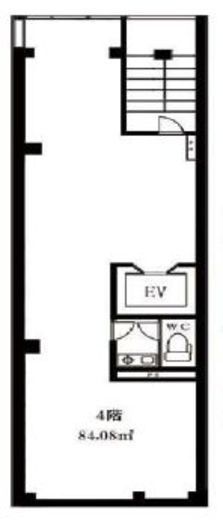 エスティビル 4階 間取り図