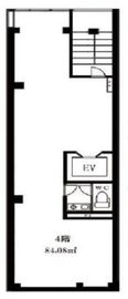 エスティビル 4階 間取り図