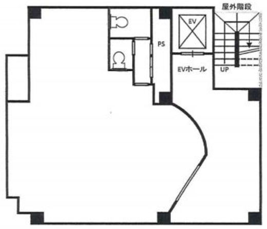 パレスピアビル 1階 間取り図